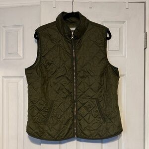 Old Navy Women's Quilted Green Vest